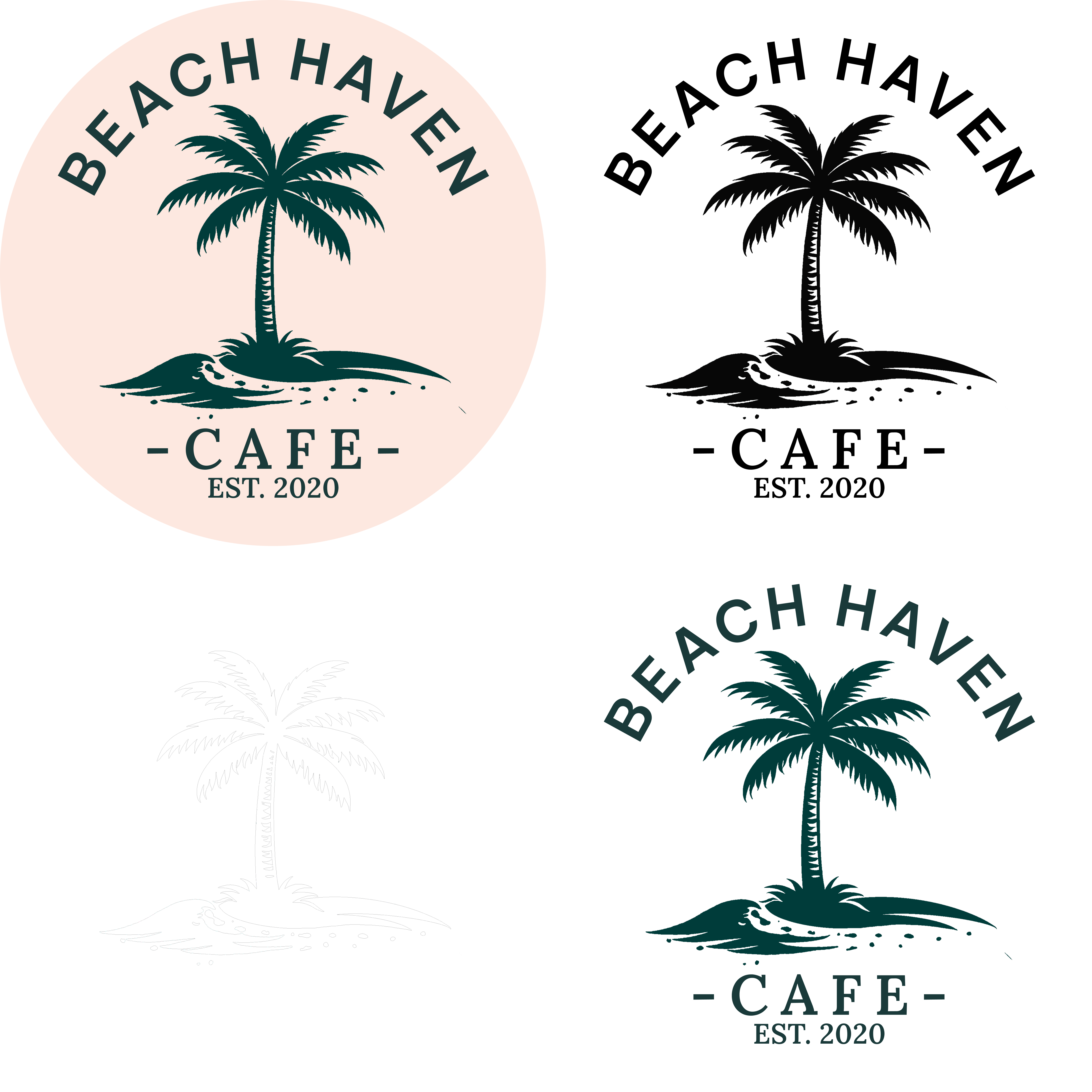 Beach Haven Cafe logo variant 1